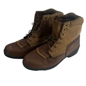 Roper boots equestrian work boots leather sz 7.5